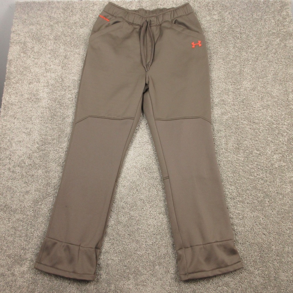 Under Armour Sweatpants Mens Large Brown ColdGear Infrared Storm Hiking Ski Snow